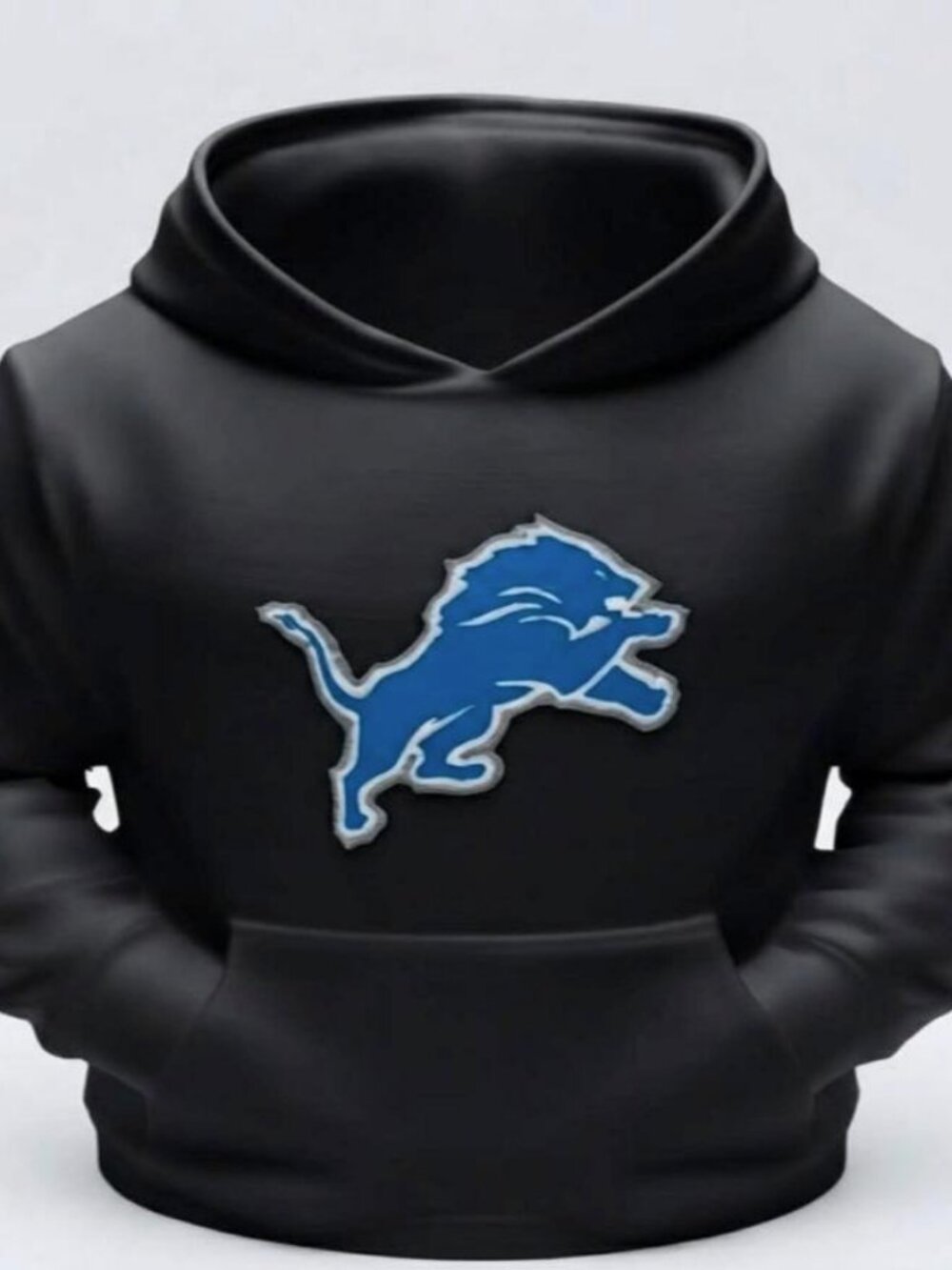 Detroit Lions Hoodie Pen Holder - 3D Printed Desk Organizer